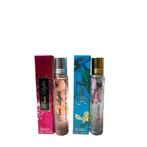 Mirage Mysterious Beach & Paris Lights Rollerball EDP 15ml Bundle of 2 Women's